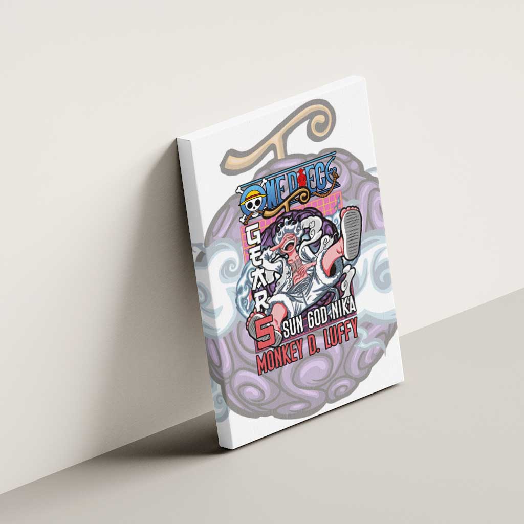 5th Gear Luffy One Piece Canvas Wall Art Anime Style