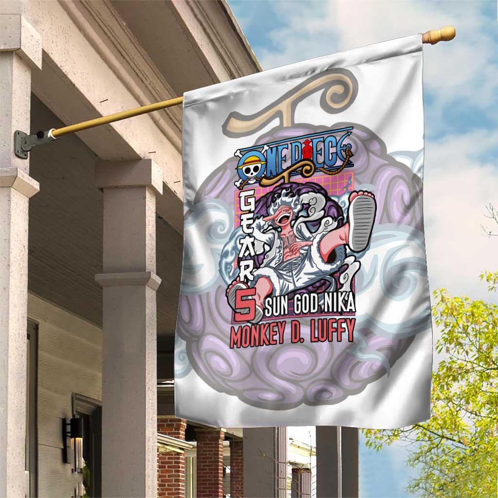 5th Gear Luffy One Piece Garden Flag Anime Style
