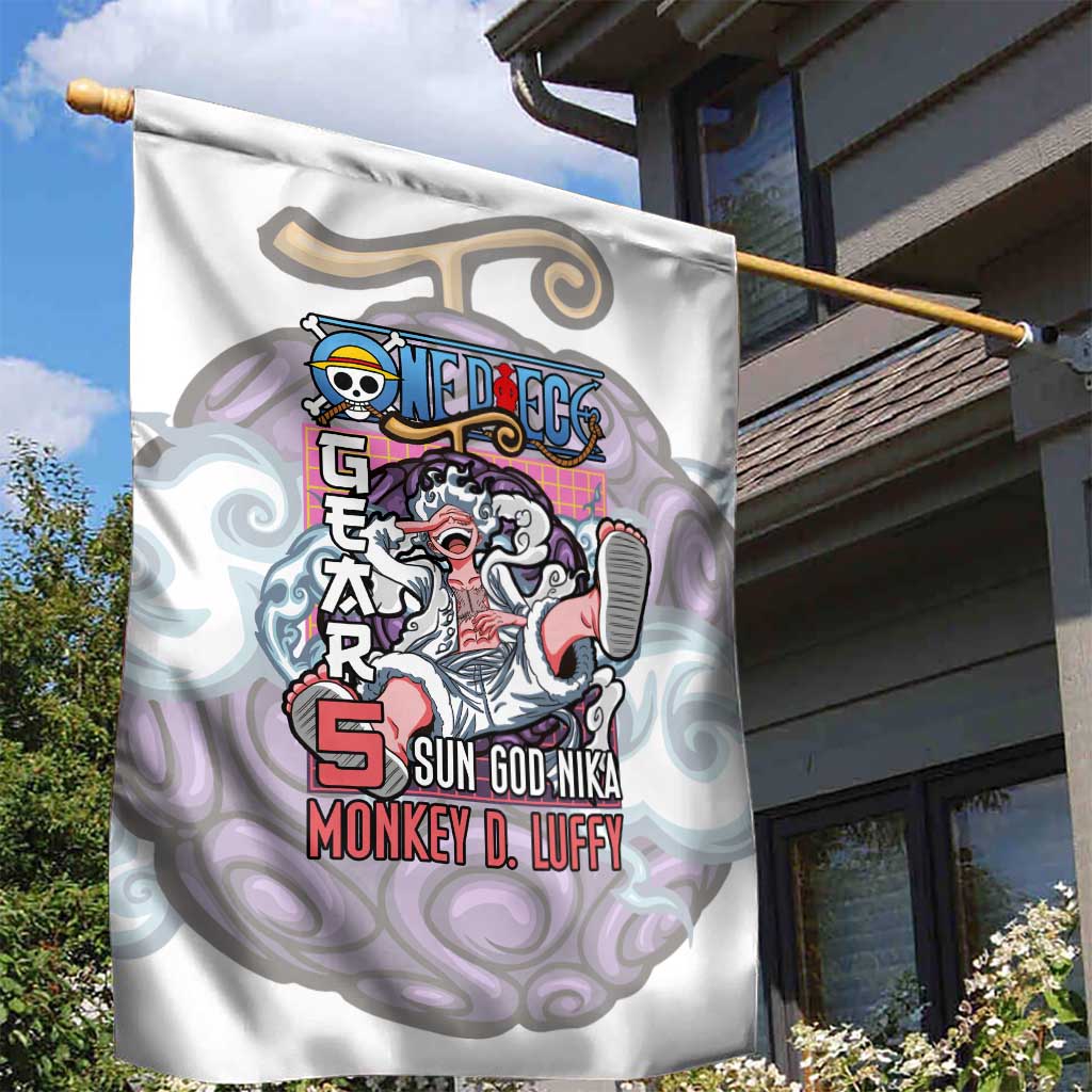 5th Gear Luffy One Piece Garden Flag Anime Style