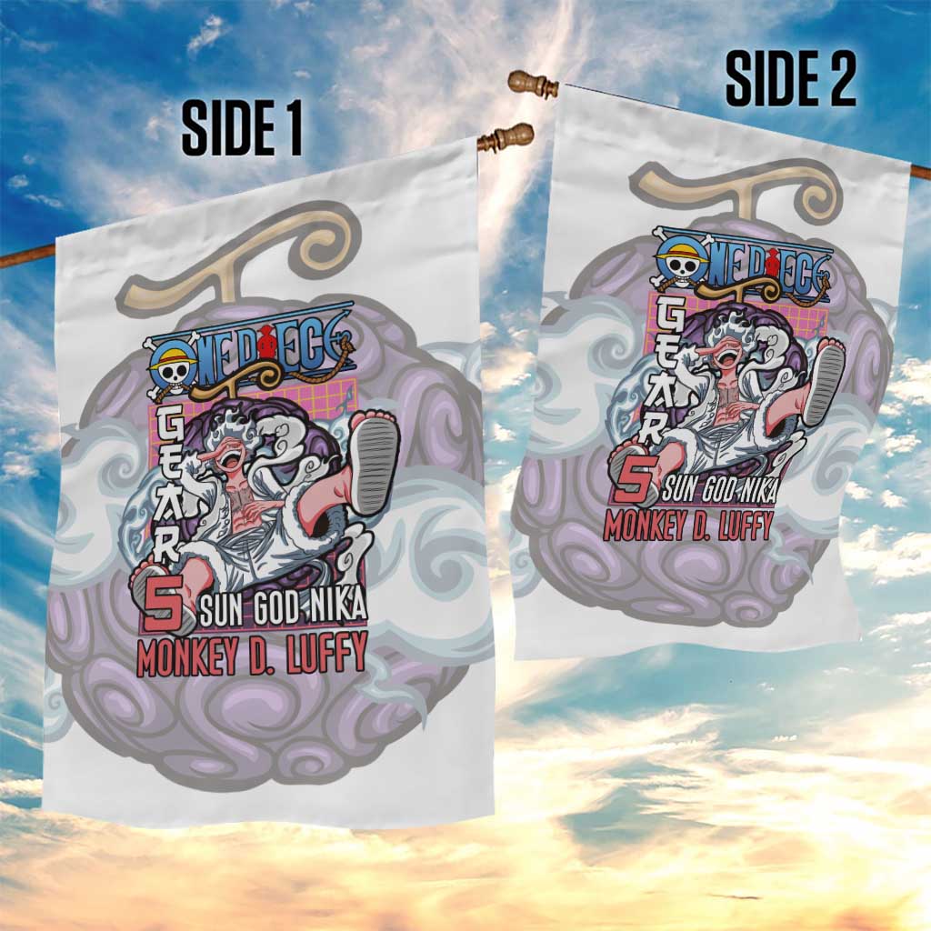 5th Gear Luffy One Piece Garden Flag Anime Style