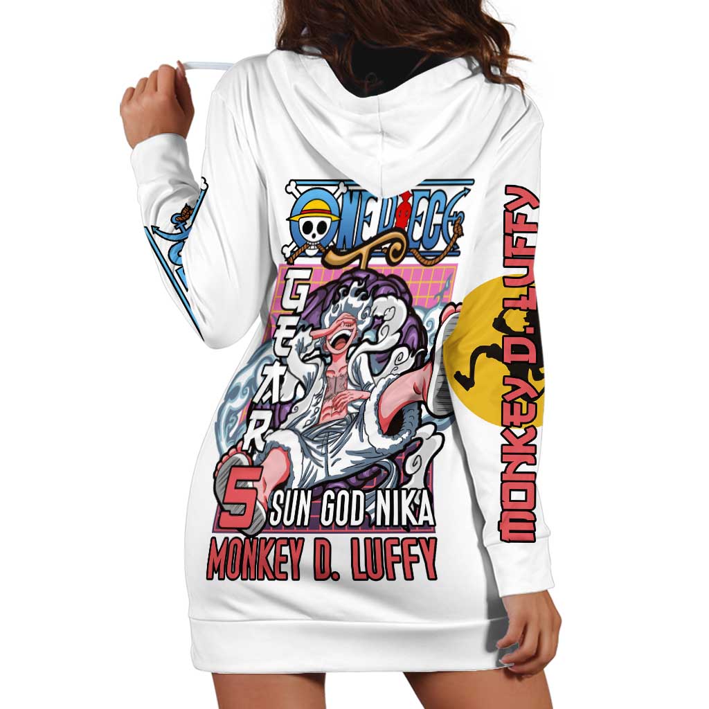 5th Gear Luffy One Piece Hoodie Dress Anime Style