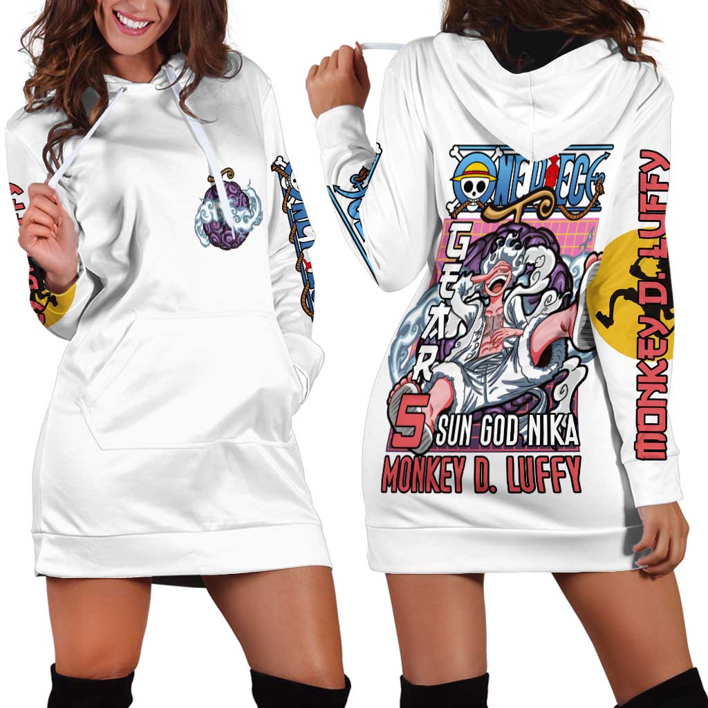 5th Gear Luffy One Piece Hoodie Dress Anime Style