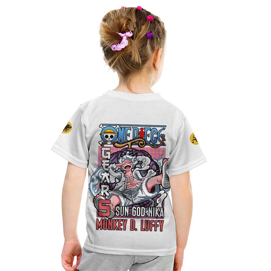 5th Gear Luffy One Piece Kid T Shirt Anime Style