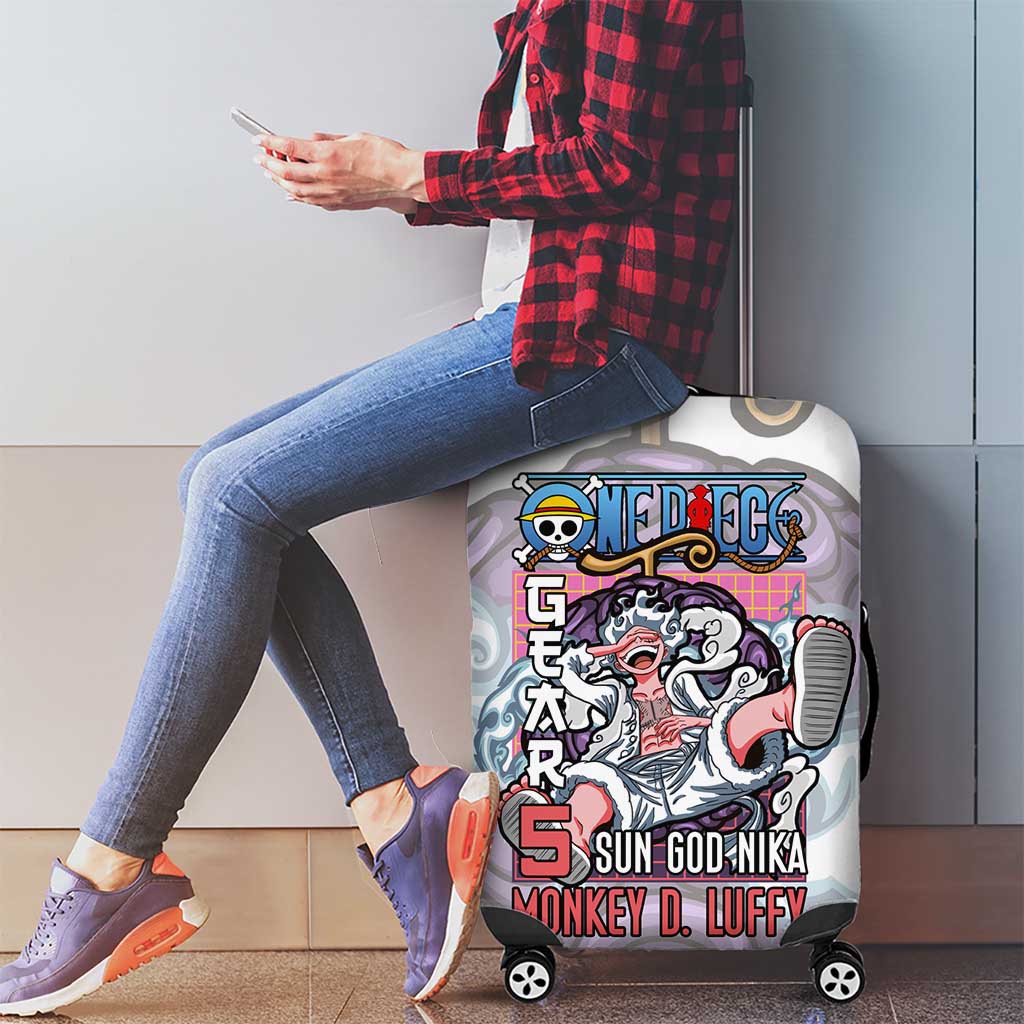5th Gear Luffy One Piece Luggage Cover Anime Style