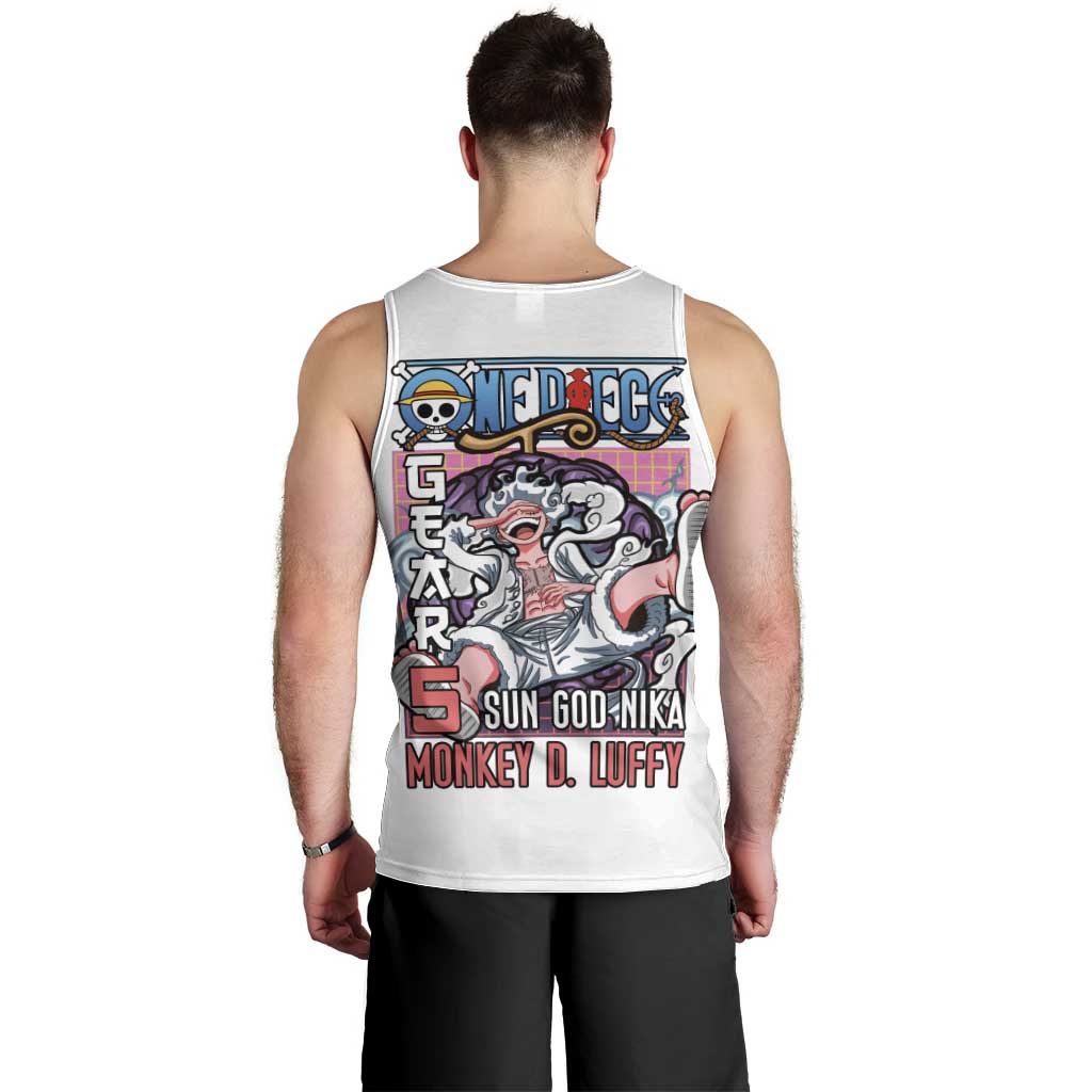 5th Gear Luffy One Piece Men Tank Top Anime Style