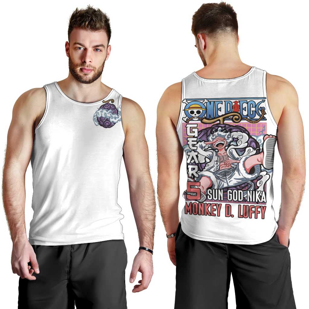 5th Gear Luffy One Piece Men Tank Top Anime Style
