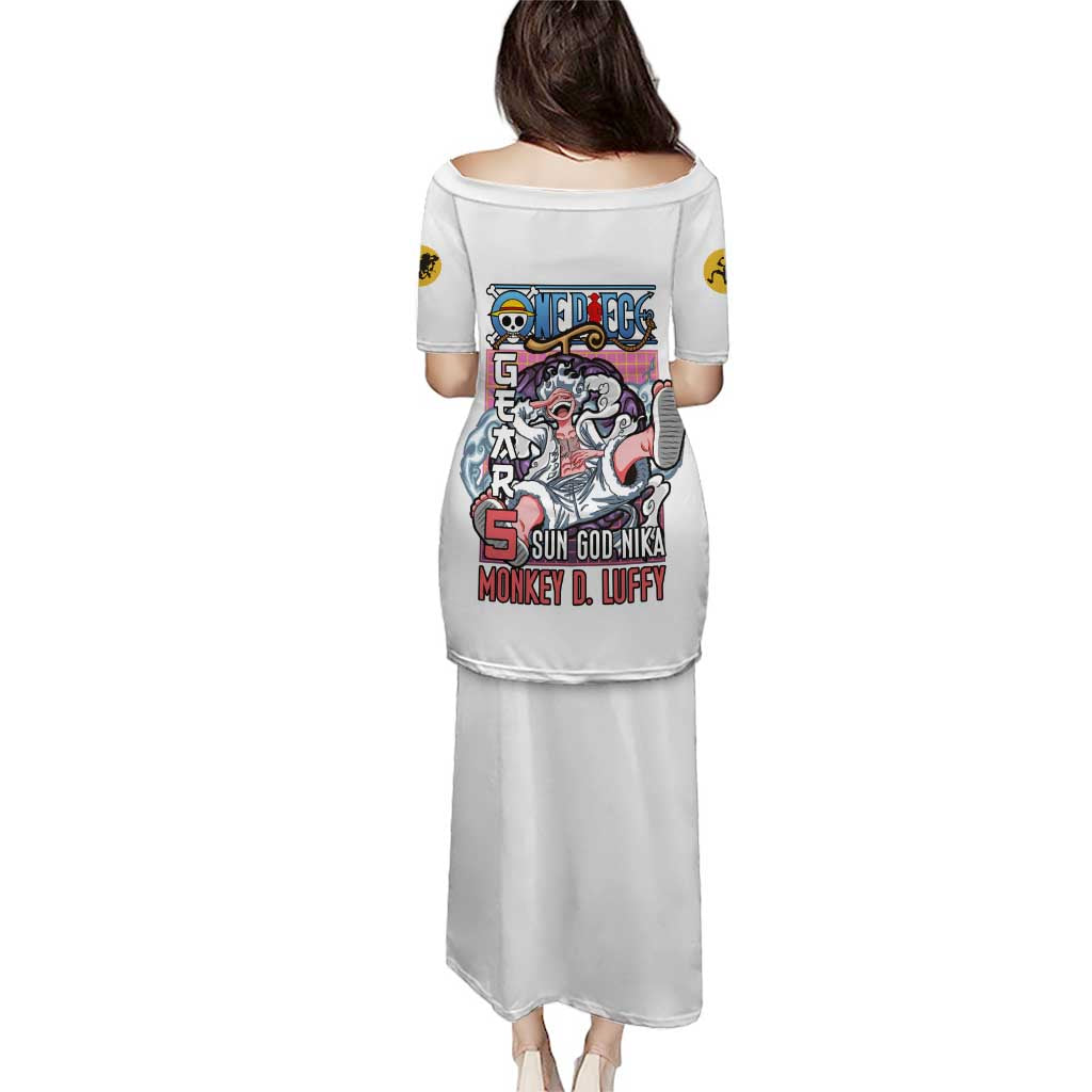 5th Gear Luffy One Piece Puletasi Anime Style