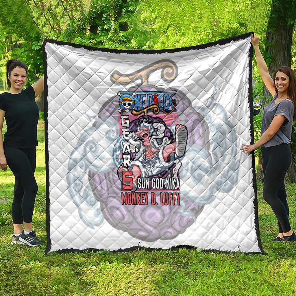 5th Gear Luffy One Piece Quilt Anime Style