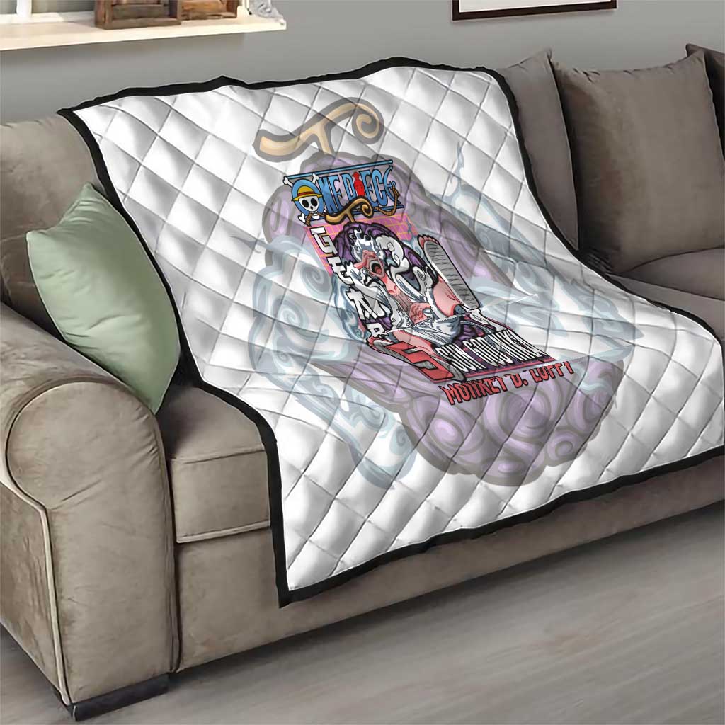 5th Gear Luffy One Piece Quilt Anime Style