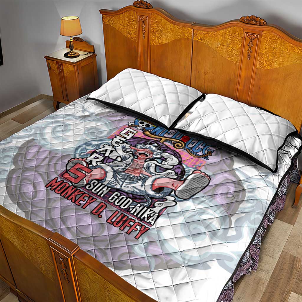 5th Gear Luffy One Piece Quilt Bed Set Anime Style