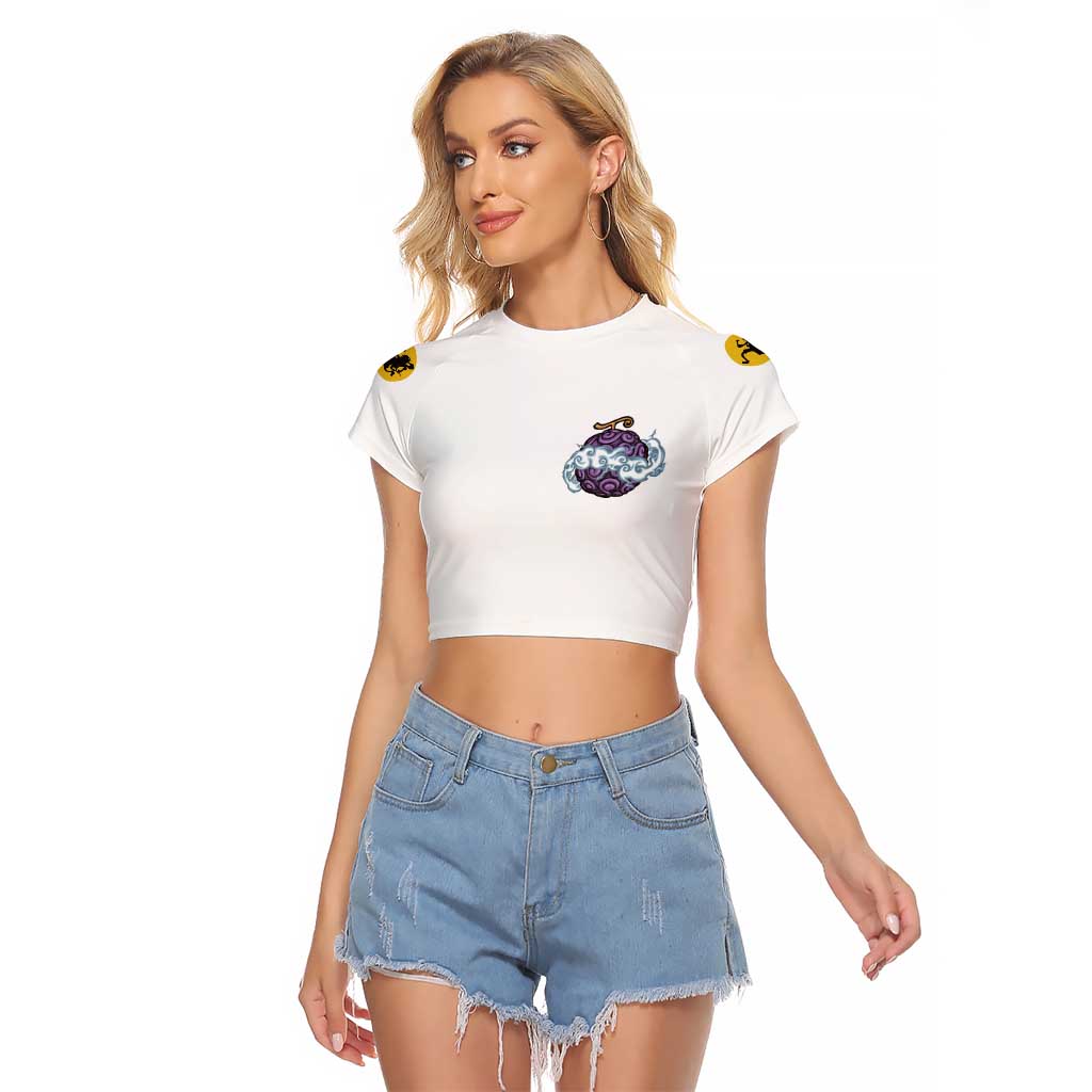 5th Gear Luffy One Piece Raglan Cropped T Shirt Anime Style