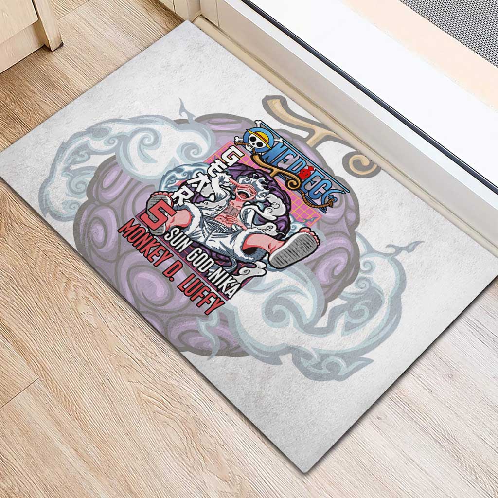 5th Gear Luffy One Piece Rubber Doormat Anime Style