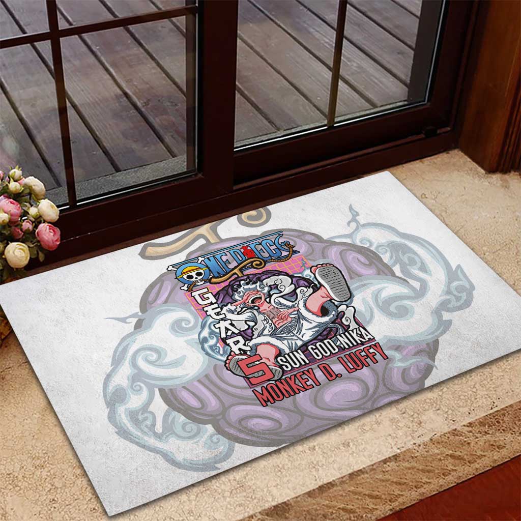 5th Gear Luffy One Piece Rubber Doormat Anime Style