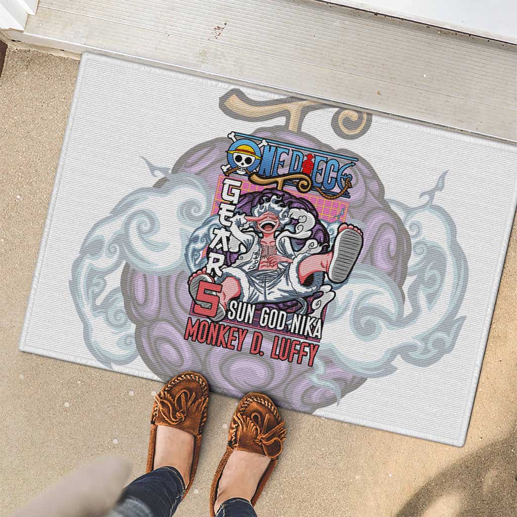 5th Gear Luffy One Piece Rubber Doormat Anime Style