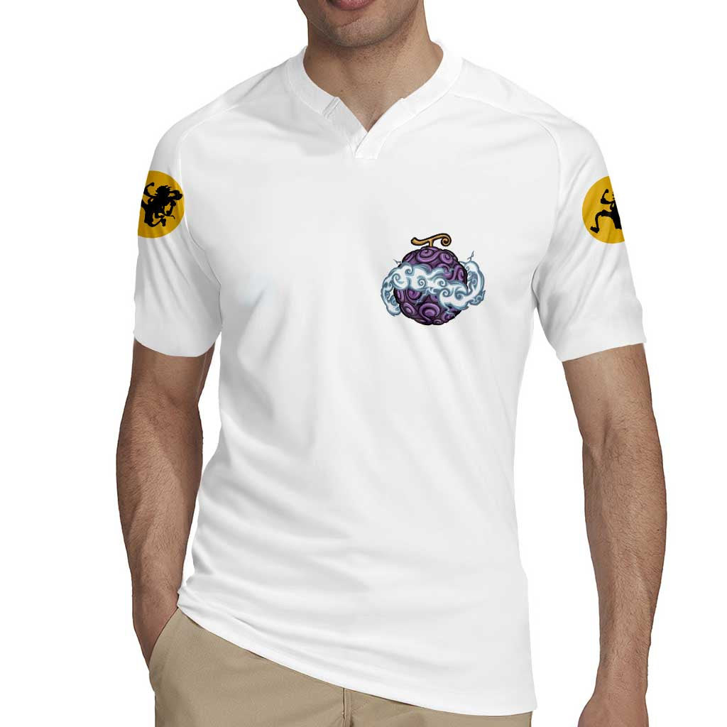 5th Gear Luffy One Piece Rugby Jersey Anime Style