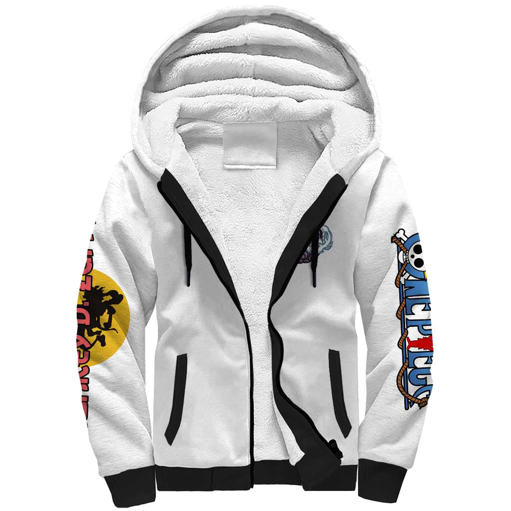 5th Gear Luffy One Piece Sherpa Hoodie Anime Style