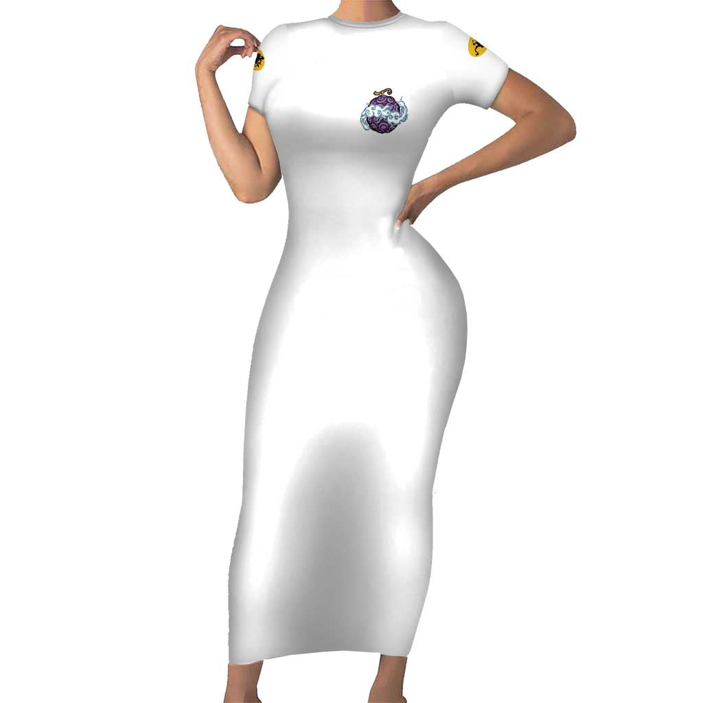 5th Gear Luffy One Piece Short Sleeve Bodycon Dress Anime Style