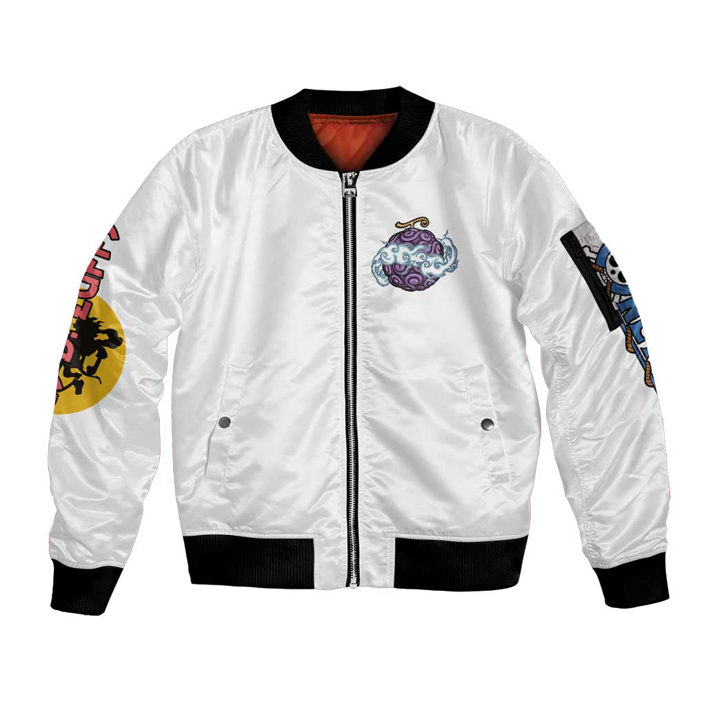 5th Gear Luffy One Piece Sleeve Zip Bomber Jacket Anime Style
