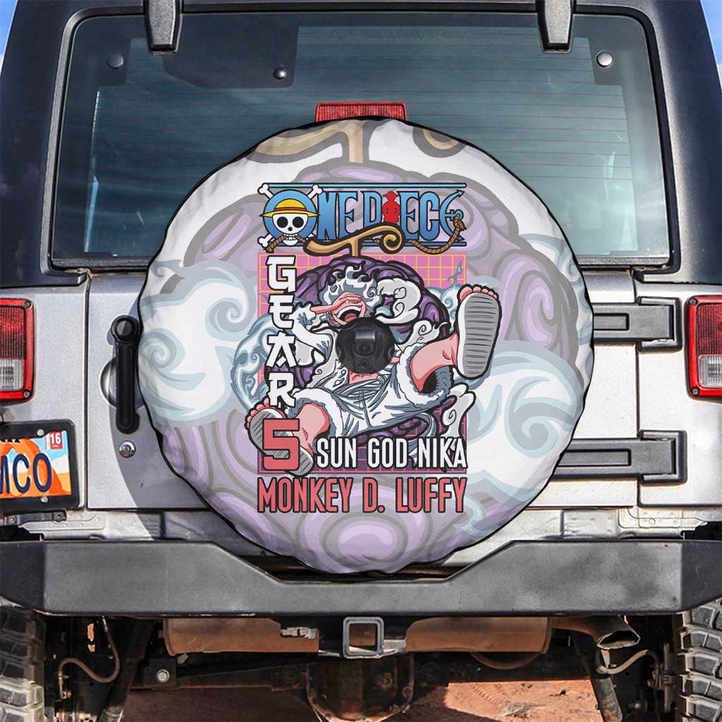 5th Gear Luffy One Piece Spare Tire Cover Anime Style
