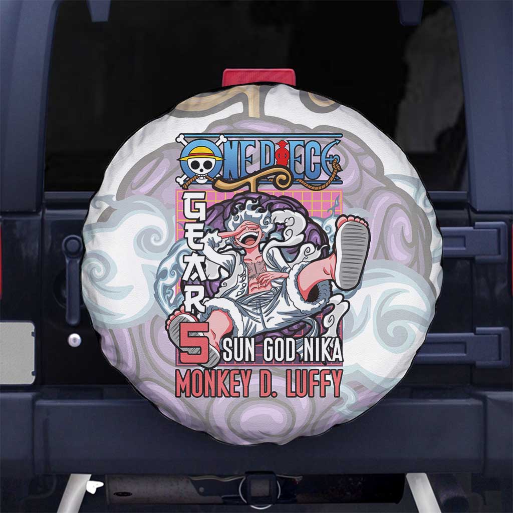 5th Gear Luffy One Piece Spare Tire Cover Anime Style