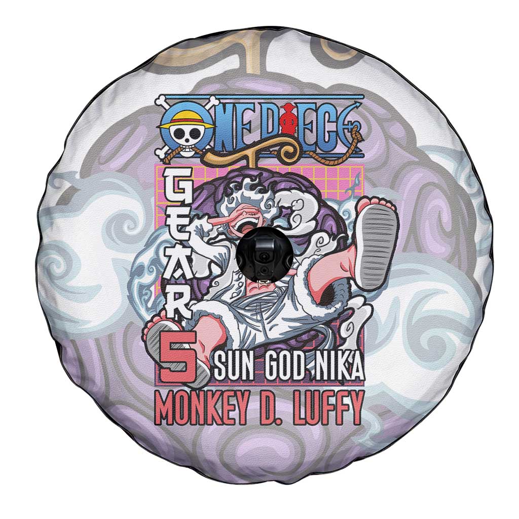 5th Gear Luffy One Piece Spare Tire Cover Anime Style