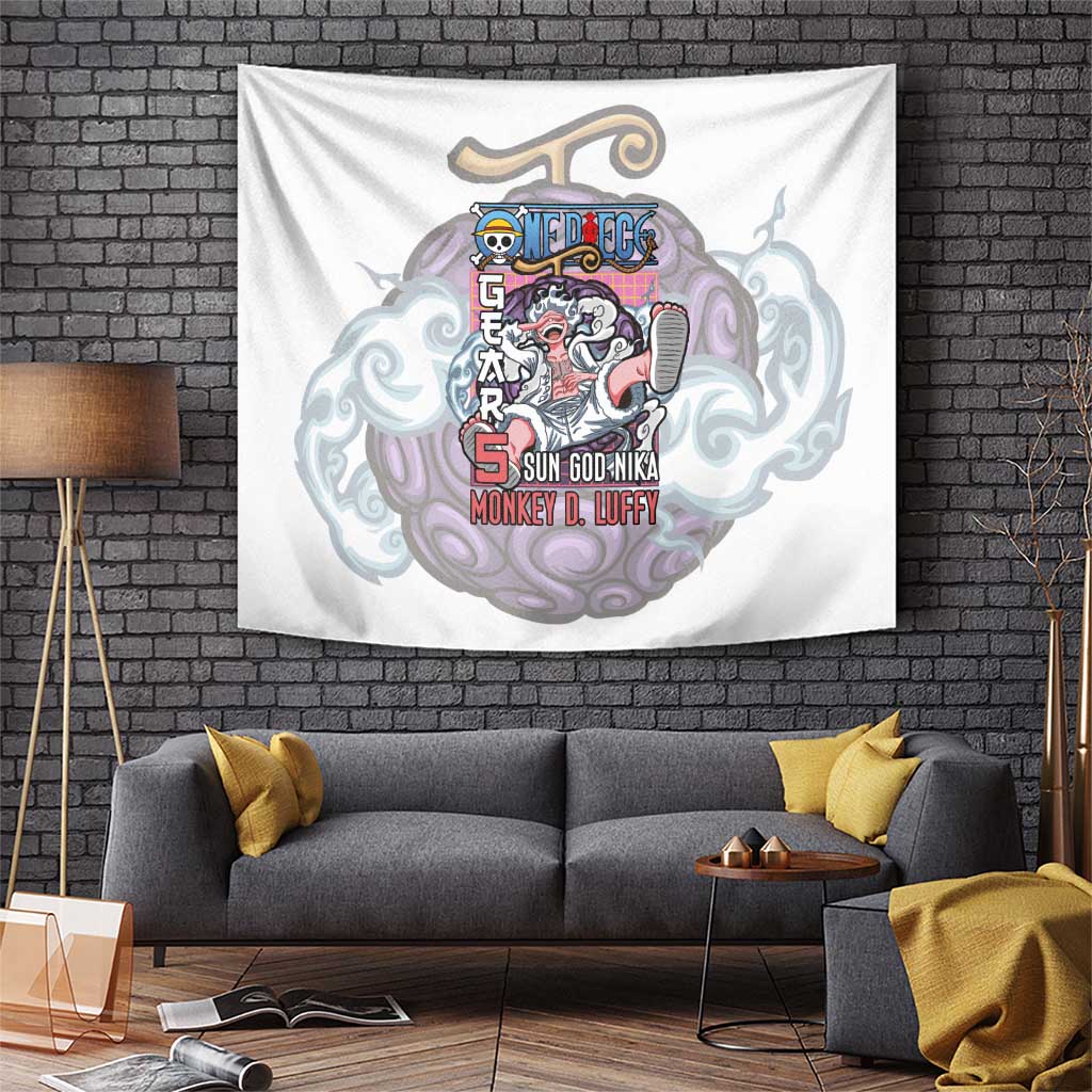 5th Gear Luffy One Piece Tapestry Anime Style
