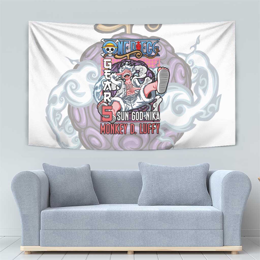 5th Gear Luffy One Piece Tapestry Anime Style