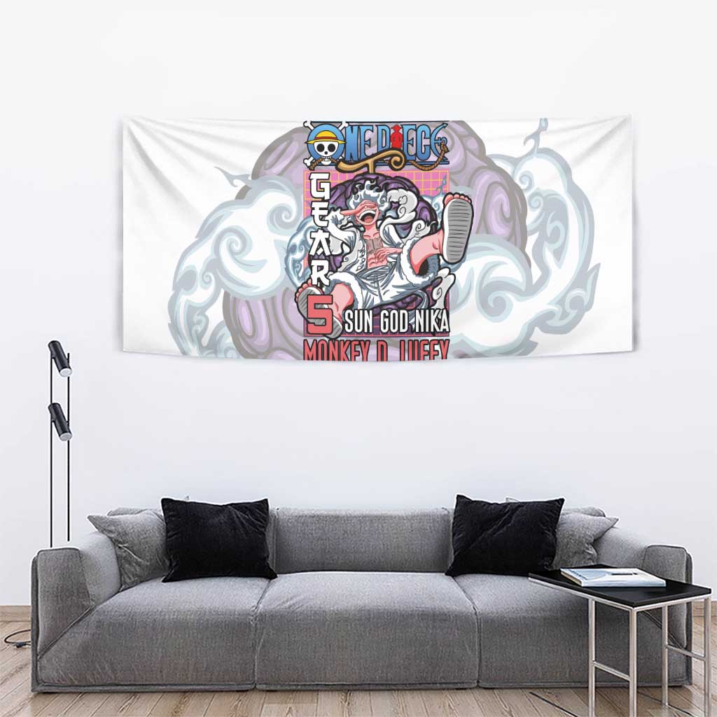 5th Gear Luffy One Piece Tapestry Anime Style