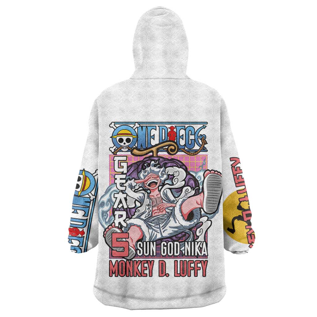 5th Gear Luffy One Piece Wearable Blanket Hoodie Anime Style