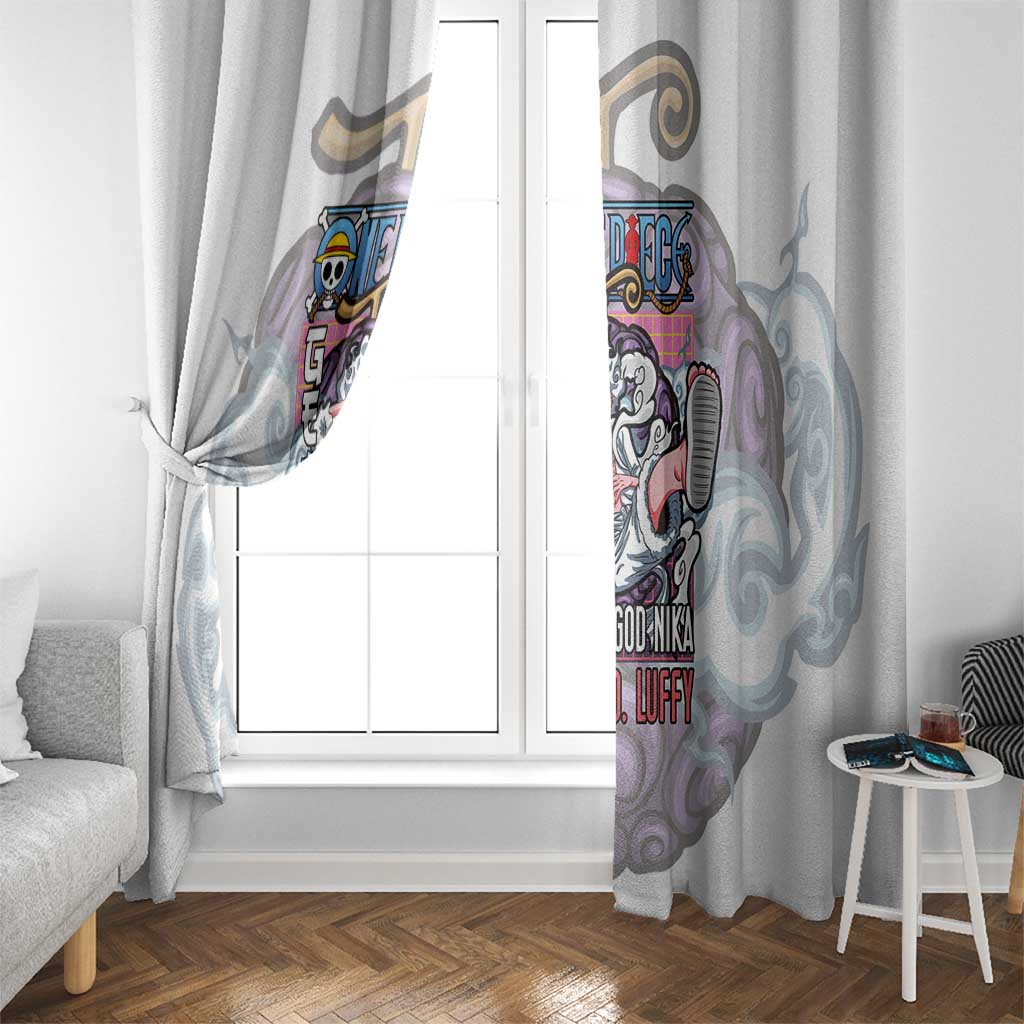 5th Gear Luffy One Piece Window Curtain Anime Style