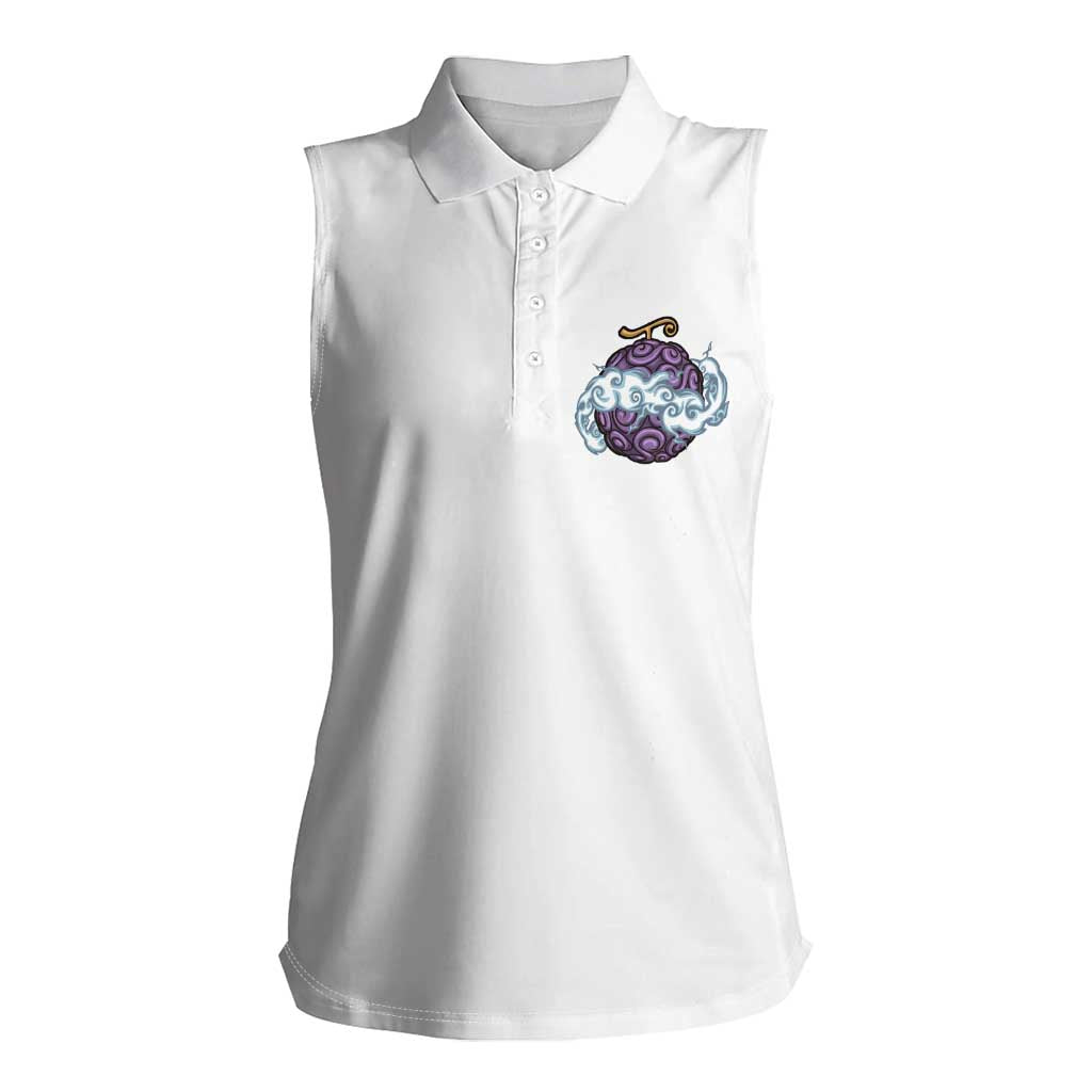 5th Gear Luffy One Piece Women Sleeveless Polo Shirt Anime Style