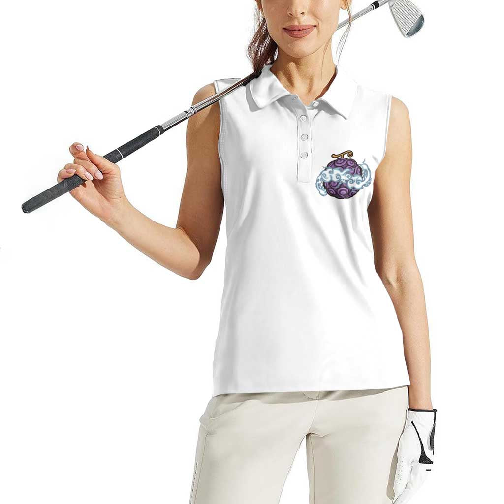 5th Gear Luffy One Piece Women Sleeveless Polo Shirt Anime Style