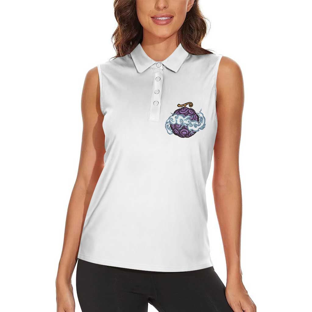 5th Gear Luffy One Piece Women Sleeveless Polo Shirt Anime Style