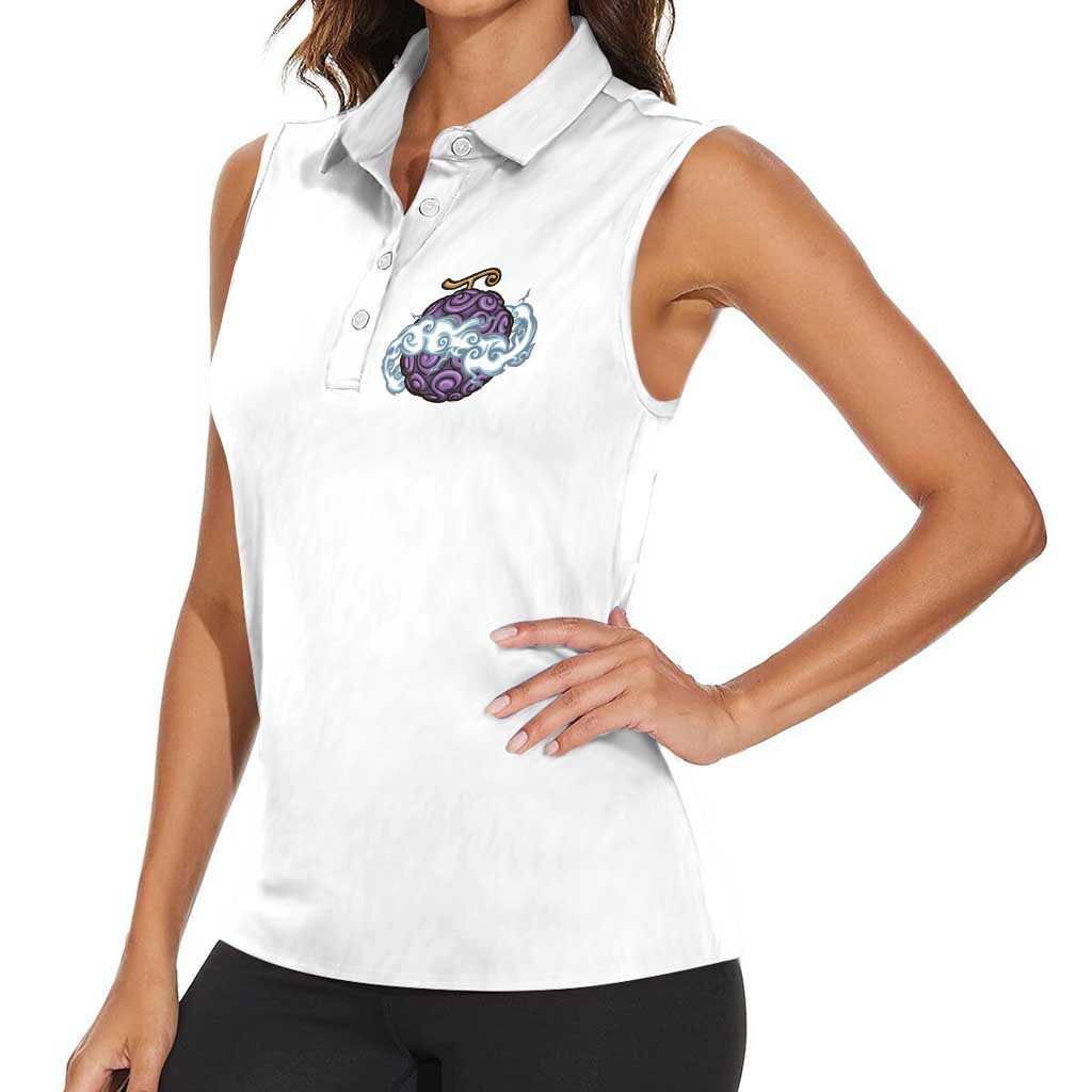 5th Gear Luffy One Piece Women Sleeveless Polo Shirt Anime Style