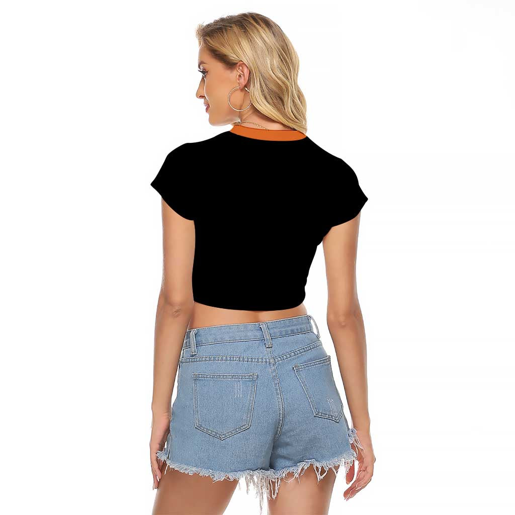 Android 17 Dragon Ball Z Raglan Cropped T Shirt Anime Style