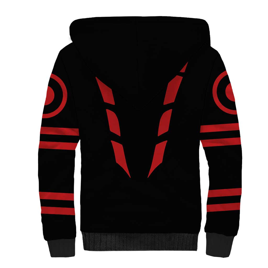 Sukuna Jujutsu Kaisen Sherpa Hoodie Anime Style