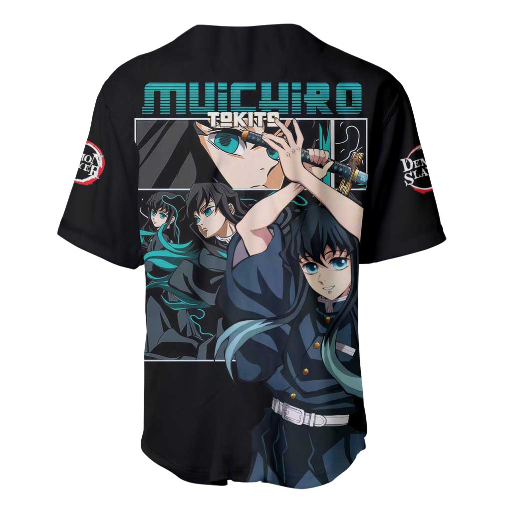Muichiro Tokito V2 Demon Slayer Baseball Jersey Anime Style