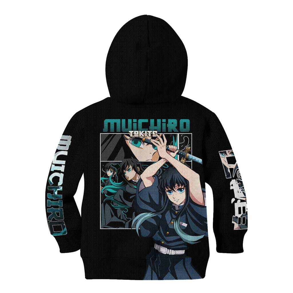 Muichiro Tokito V2 Demon Slayer Kid Hoodie Anime Style