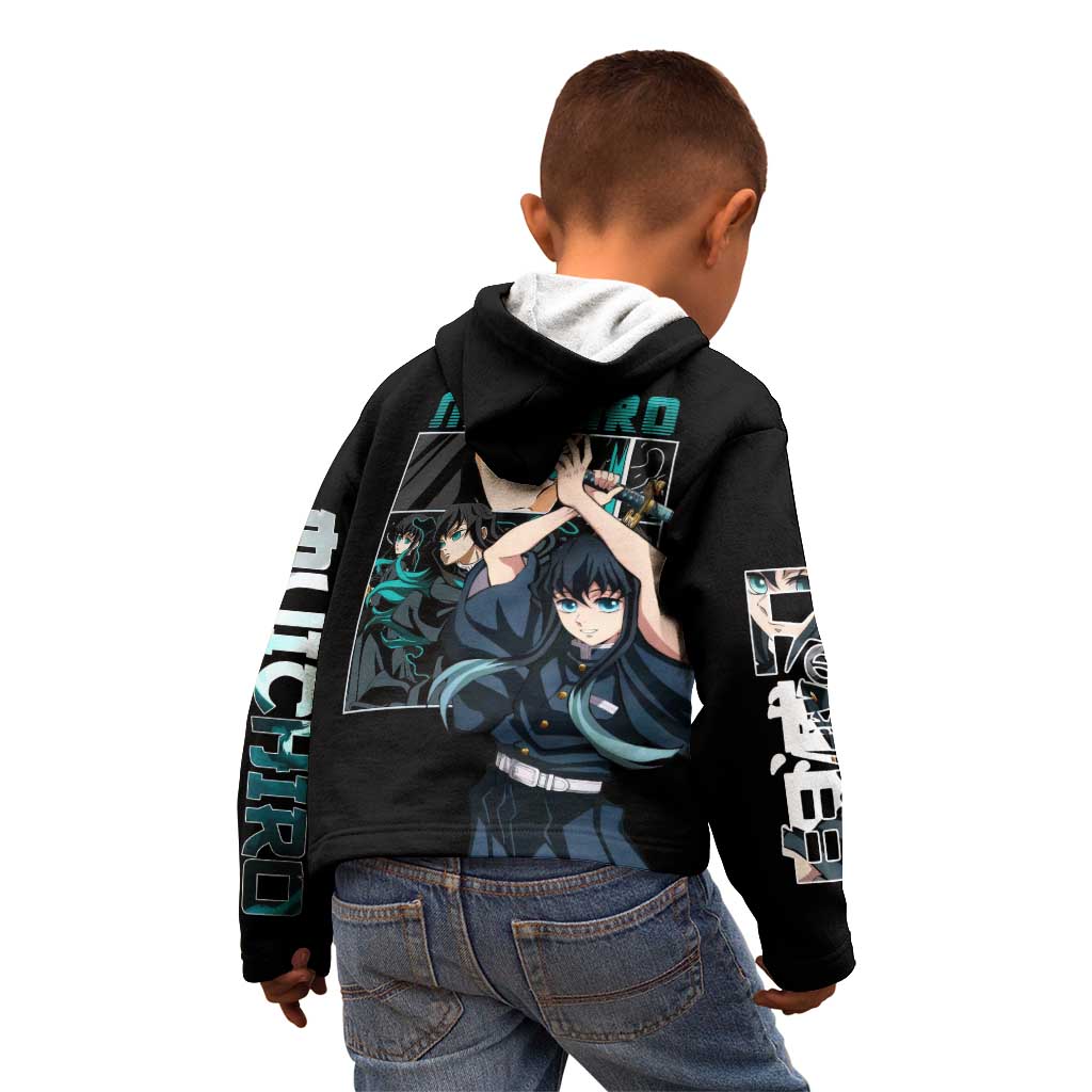 Muichiro Tokito V2 Demon Slayer Kid Hoodie Anime Style