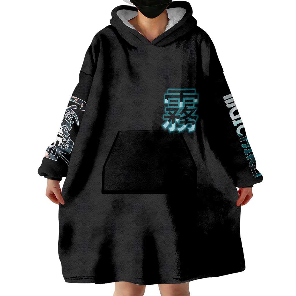 Muichiro Tokito V2 Demon Slayer Wearable Blanket Hoodie Anime Style