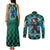 Astral Aura Tanjiro Demon Slayer Couples Matching Tank Maxi Dress and Long Sleeve Button Shirt Anime Style