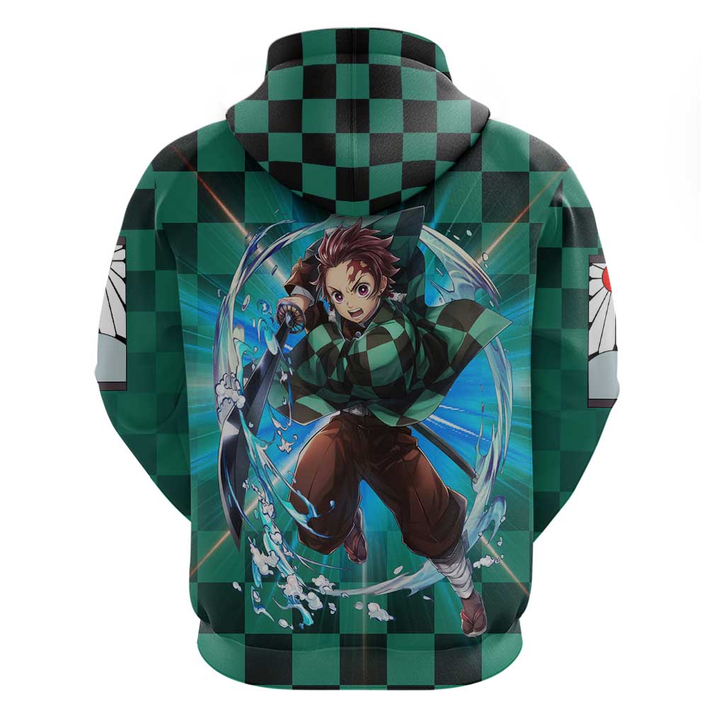 Astral Aura Tanjiro Demon Slayer Hoodie Anime Style