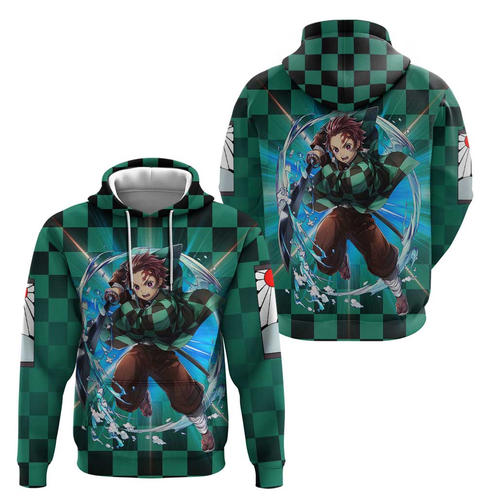 Astral Aura Tanjiro Demon Slayer Hoodie Anime Style