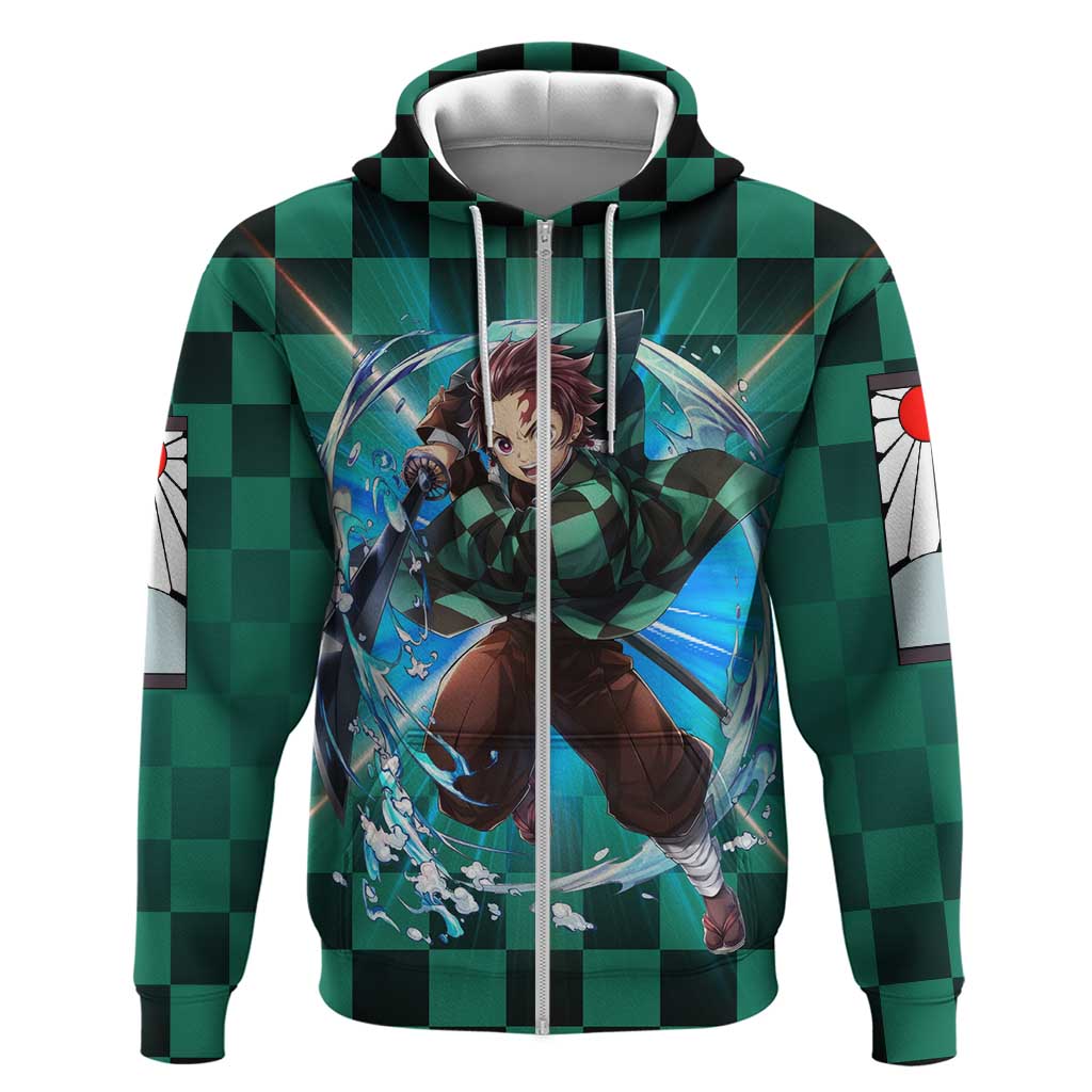 Astral Aura Tanjiro Demon Slayer Hoodie Anime Style