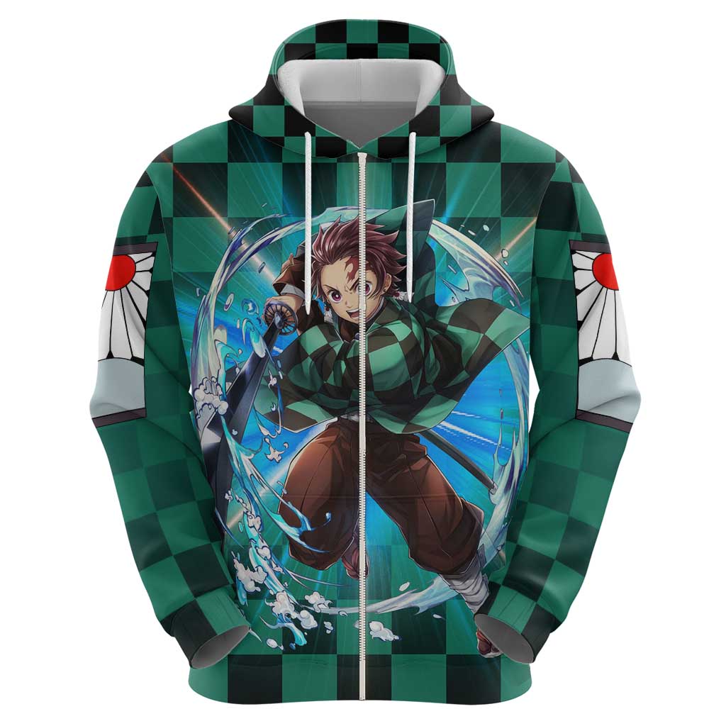 Astral Aura Tanjiro Demon Slayer Hoodie Anime Style
