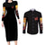 Kyojuro Rengoku V3 Demon Slayer Couples Matching Long Sleeve Bodycon Dress and Long Sleeve Button Shirt Anime Style