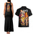 Kyojuro Rengoku V3 Demon Slayer Couples Matching Tank Maxi Dress and Hawaiian Shirt Anime Style