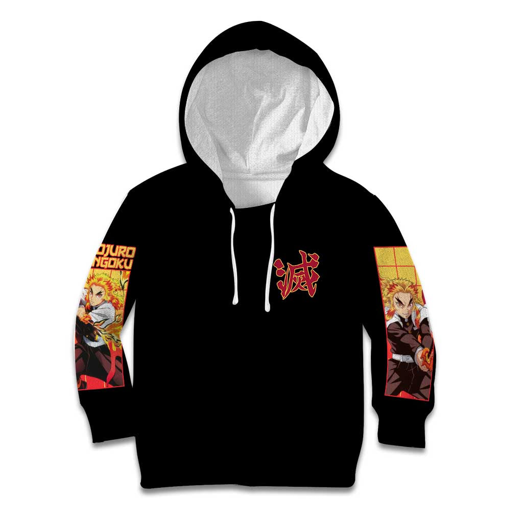 Kyojuro Rengoku V3 Demon Slayer Kid Hoodie Anime Style