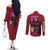 Alucard Hellsing Couples Matching Off The Shoulder Long Sleeve Dress and Long Sleeve Button Shirt Anime Style