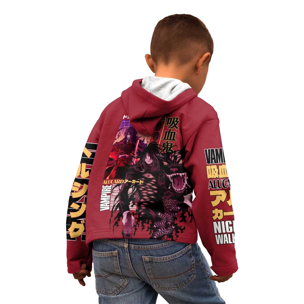 Alucard Hellsing Kid Hoodie Anime Style